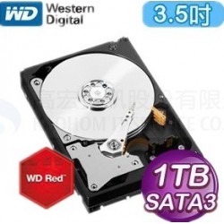 Red-1TB NAS WD 3.5吋 專用硬碟 (WD10EFRX)