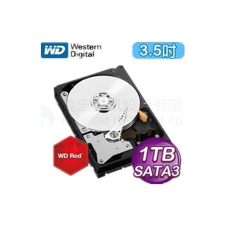 WD 威騰 1TB 紅標3.5吋 NAS專用硬碟 WD10EFRX