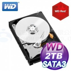 Red-2TB NAS WD 3.5吋 專用硬碟 SATA3(WD20EFRX)