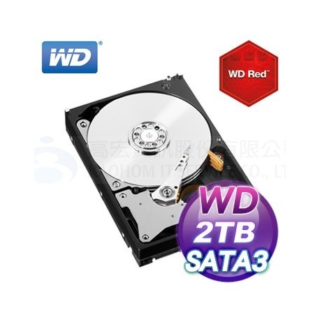 WD Red 2TB SATA3 3.5吋 NAS專用硬碟(WD20EFRX)