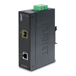 PLANET 普萊德 IGT-805AT single port 10/100/1000Mbps 轉Gigabit SFP 網路轉換器