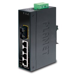 PLANET 普萊德 ISW-511T 4埠 10/100Mbps 網路交換器, 1 port FX