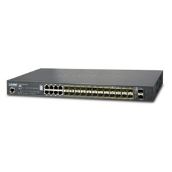 PLANET 普萊德 SGS-5220-24S2XR 8埠 10/100/1000Mbps 網路交換器,24 port SFP,2 port SFP+