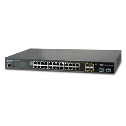 PLANET 普萊德 SGS-5220-24T2X 24埠 10/100/1000Mbps  網路交換器,4 port SFP,2 port SFP+