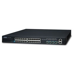 PLANET 普萊德 SGS-6341-24T4X 24埠 10/100/1000Mbps 網路交換器,4 port SFP+