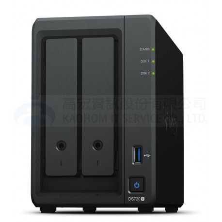 DiskStation DS720+ 群暉 Synology 2Bay 桌上型NAS(不含硬碟)